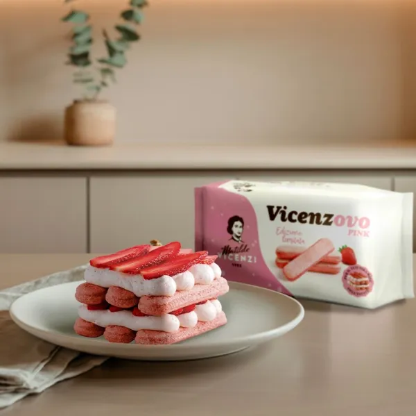 Matilde Vicenzi Vicenzovo dlhé piškóty Savoiardi  s jahodovou príchuťou 200g