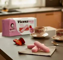 Matilde Vicenzi Vicenzovo dlhé piškóty Savoiardi  s jahodovou príchuťou 200g thumbnail-3