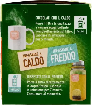 Bonomelli ovocný čaj s príchuťou limetky a mandarínky 24g