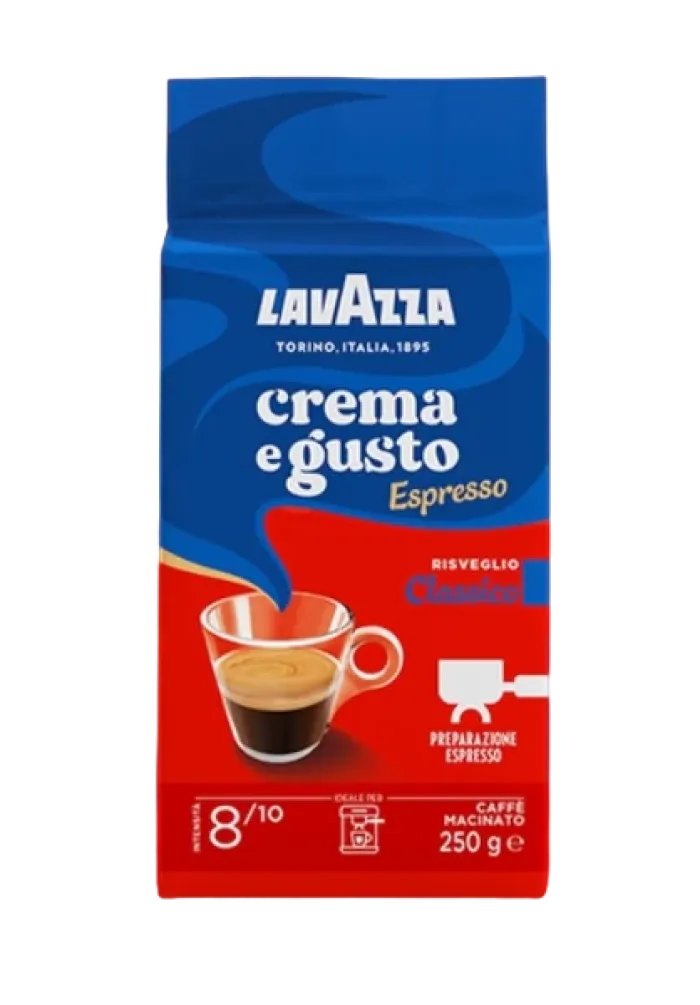 LavAzza Crema e gusto mletá káva 250g