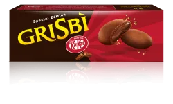 Vicenzi Grisbi sušienky plnené krémom zo sušienok KitKat 112g thumbnail-1