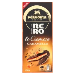 Perugina horká čokoláda s mandľami a kúskami slaného karamelu 100g thumbnail-1