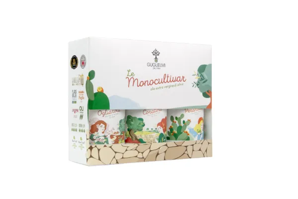 Guglielmi set extra panenských olivových olejov 3x0,1l