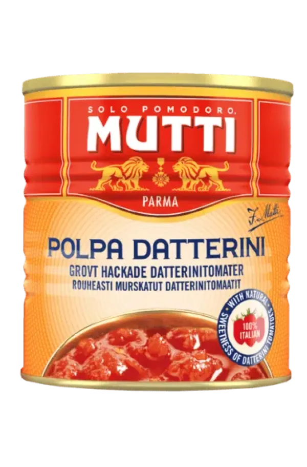Mutti krájané paradajky Datterini 300g