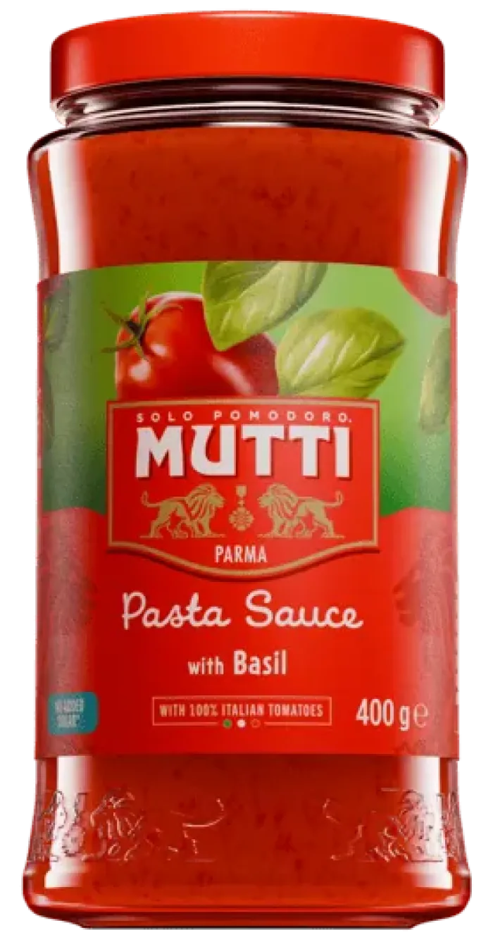 Mutti paradajková omáčka s bazalkou 400g