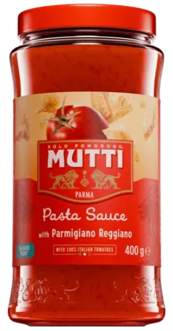 Mutti paradajková omáčka s parmezánom 400g thumbnail-1