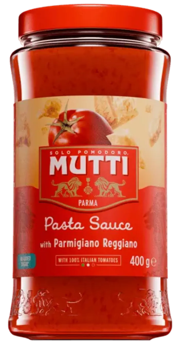 Mutti paradajková omáčka s parmezánom 400g