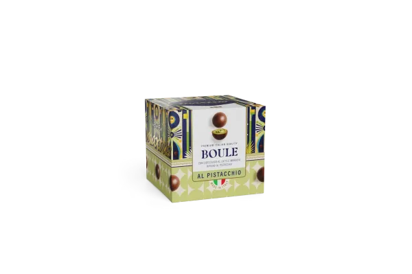 Maxtris Boule pralinky z mliečnej čokolády s pistáciovou náplňou 150g