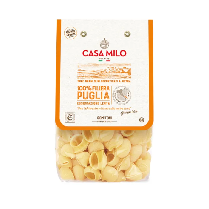 POŠKODENÝ OBAL Casa Milo Gomitoni 500g