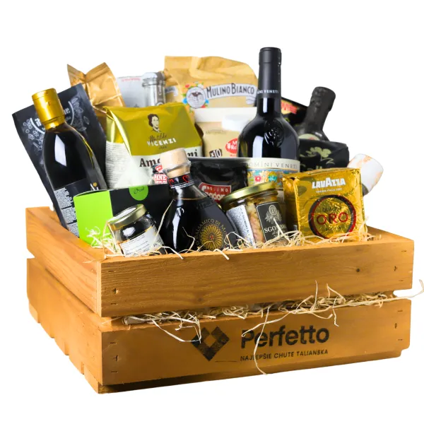 Drevený darčekový kôš -  Livorno