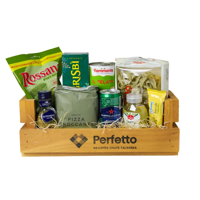 Drevený darčekový kôš - Capri