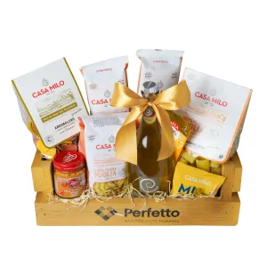 Drevený darčekový kôš - Rimini