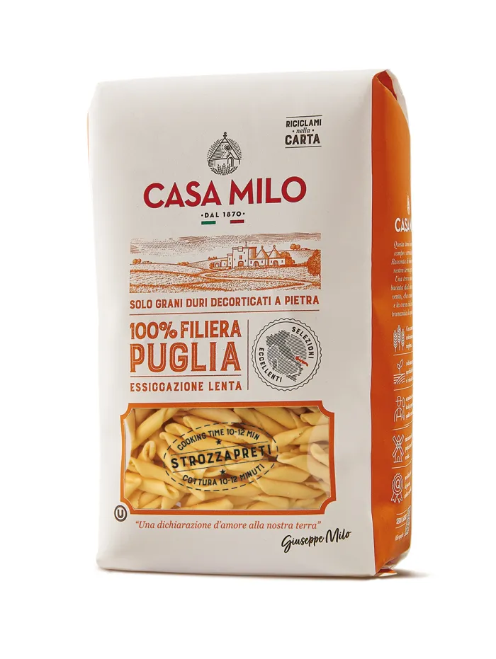 POŠKODENÝ OBAL Casa Milo Strozzapreti 500g
