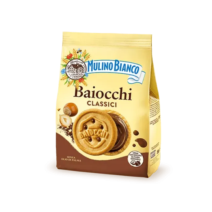 Mulino Bianco Baiocchi s lieskovcovo-kakaovým krémom 260g