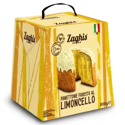 Zaghis Panettone s krémom limoncello  800g thumbnail-2