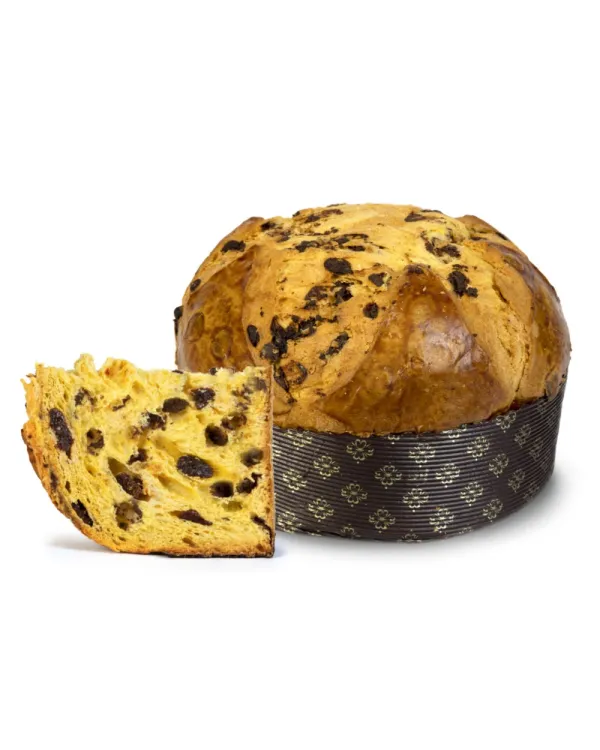 Zaghis Panettone s polokandizovanými jahodami a kúskami horkej čokolády 800g