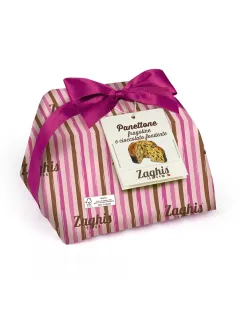 Zaghis Panettone s polokandizovanými jahodami a kúskami horkej čokolády 800g thumbnail-3