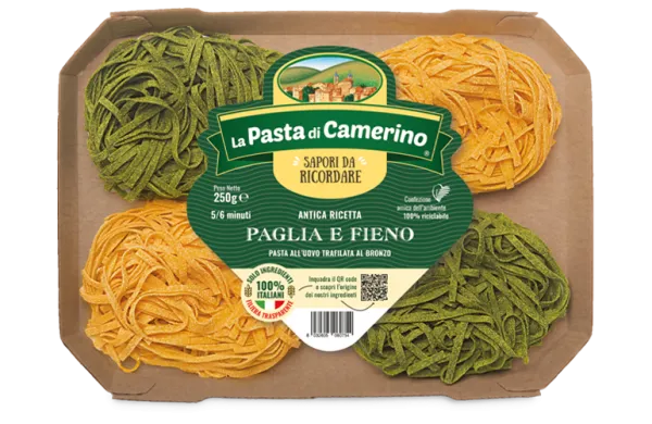 La Pasta di Camerino vaječné cestoviny Tagliatelle Paglia e Fieno 250g