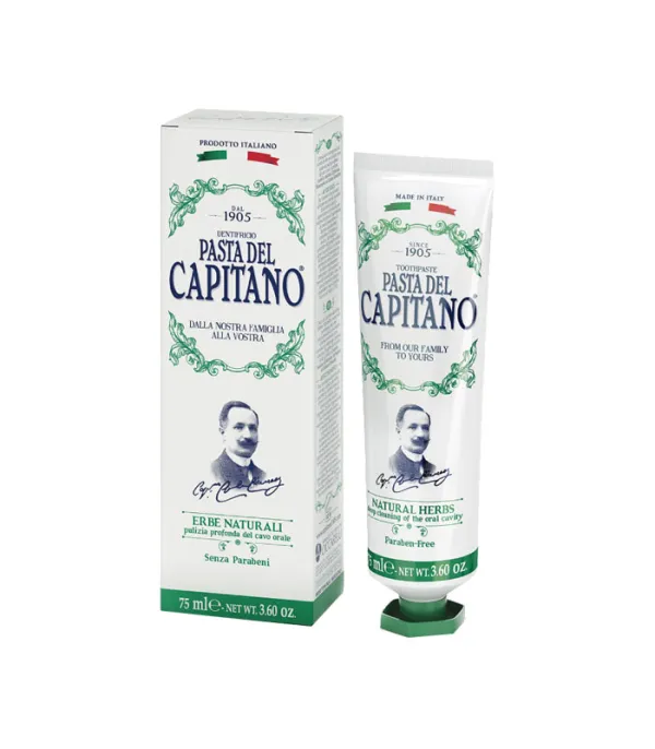 Pasta Del Capitano 1905 zubná pasta s prírodnými bylinkami 75ml