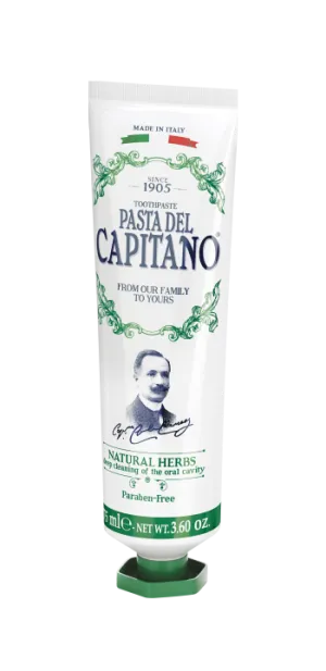 Pasta Del Capitano 1905 zubná pasta s prírodnými bylinkami 75ml