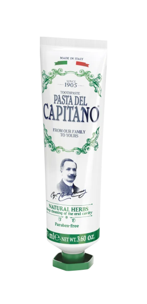 Pasta Del Capitano 1905 zubná pasta s prírodnými bylinkami 75ml