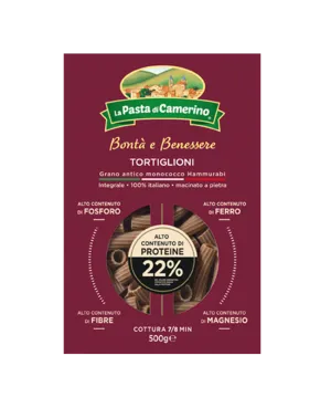 La Pasta di Camerino celozrnné cestoviny Hammurabi Tortiglioni 500g