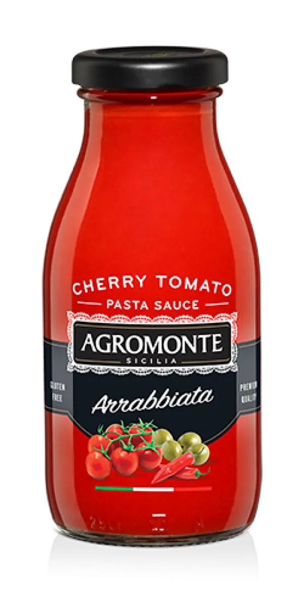 Agromonte paradajková omáčka Arrabbiata s olivami a čili papričkami 260g
