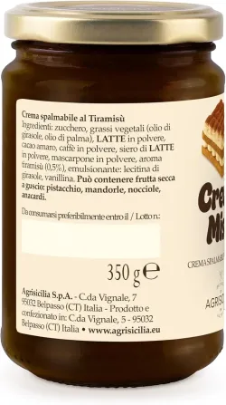 Agrisicilia Crema Misù tiramisu nátierka 350g thumbnail-3
