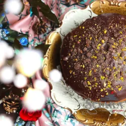 Sciara Panettone s kúskami čokolády Modica poliate tmavou čokoládou 750g thumbnail-3