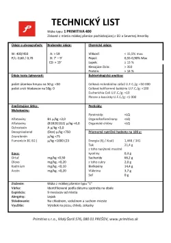 POŠKODENÝ OBAL Molino Pasini talianska múka Primitiva 400 Tipo "1" 10kg thumbnail-3