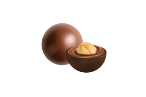 Maxtris Boule pralinky z horkej čokolády s mliečnou náplňou a celým lieskovcovým orieškom 150g