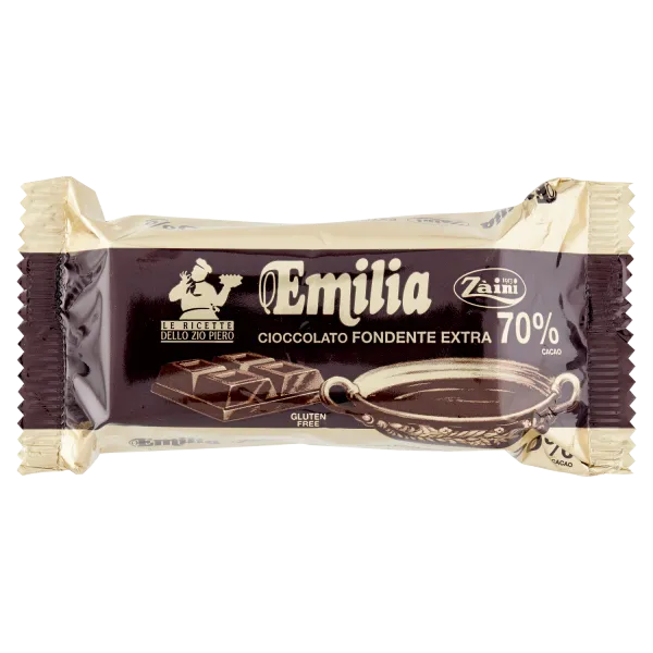 Zàini Emilia čokoláda extra tmavá 70% 200g