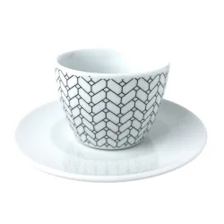 Caffé Diemme šálka Optical obdĺžnik cappuccino L 150ml thumbnail-2