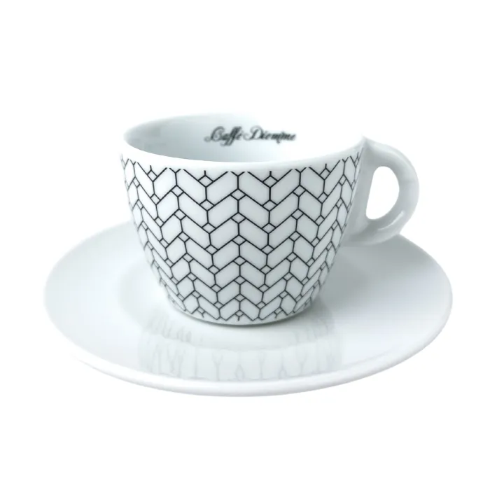 Caffé Diemme šálka Optical obdĺžnik cappuccino L 150ml