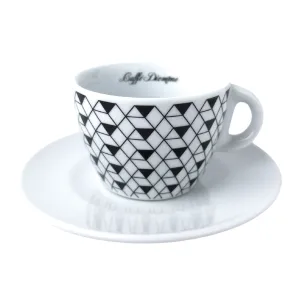 Caffé Diemme šálka Optical trojuholník  cappuccino L 150ml