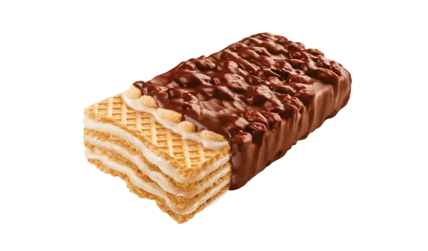 ZACHRÁŇ MA Grisbi oblátky s mliečnym krémom obalené v čokoláde a posypané pufovanou ryžou 120g