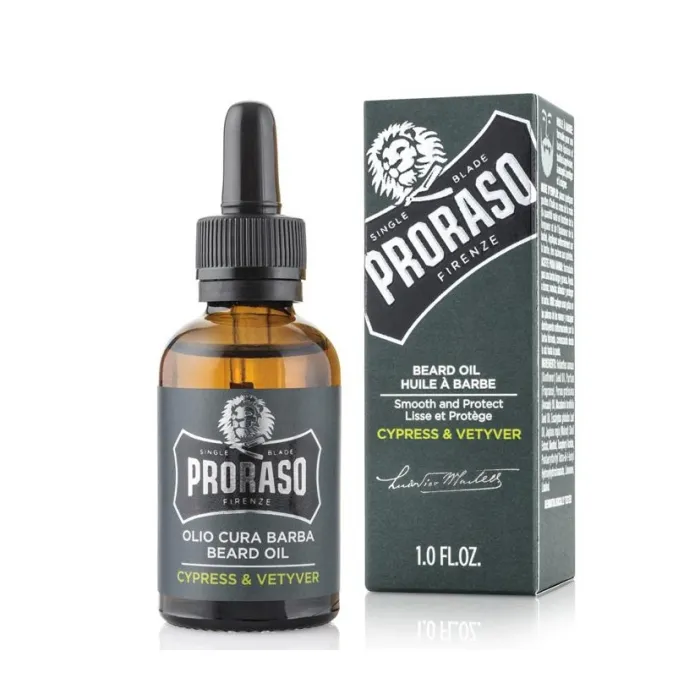 Proraso olej na bradu s cyprom a vetiverom 30ml