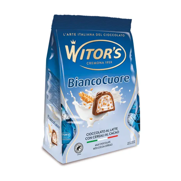 Witor´s pralinky z mliečnej čokolády s krémovou plnkou a cereáliami 200g