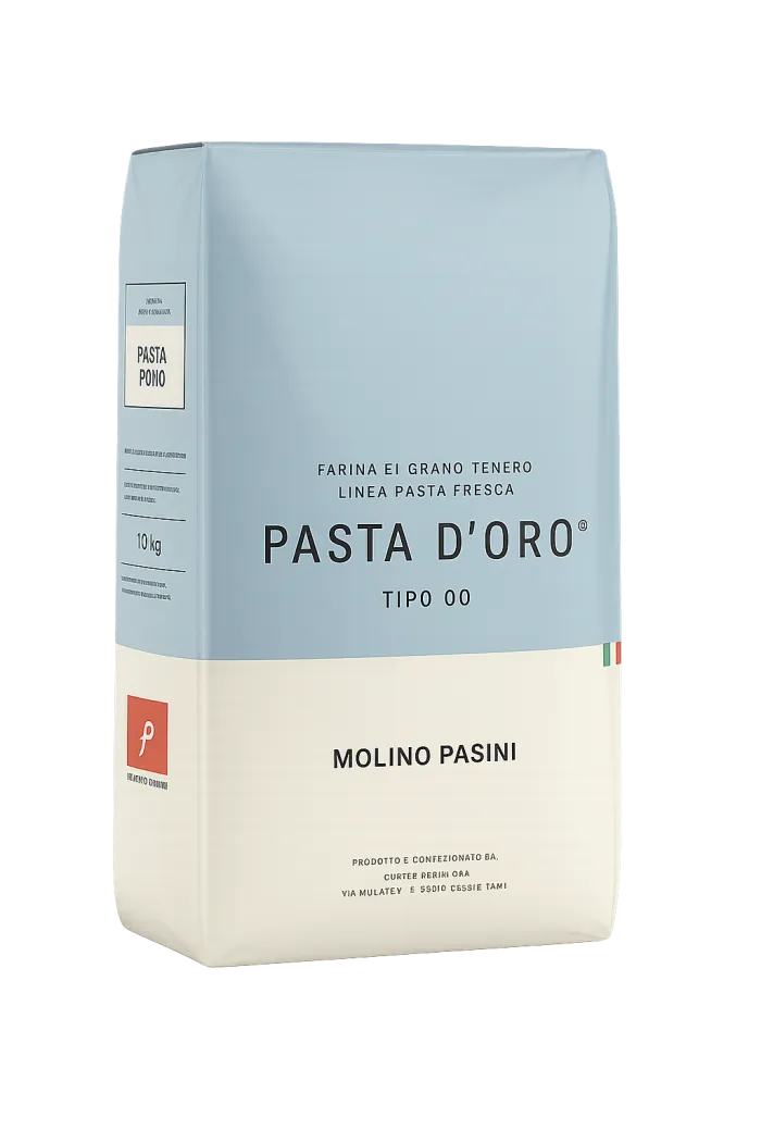 POŠKODENÝ OBAL Molino Pasini talianska múka Pasta d'Oro "00" 10kg