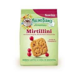 ZACHRÁŇ MA Mulino Bianco Mirtillini sušienky s celozrnou múkou, brusnicami a chia semienkami 270g thumbnail-1