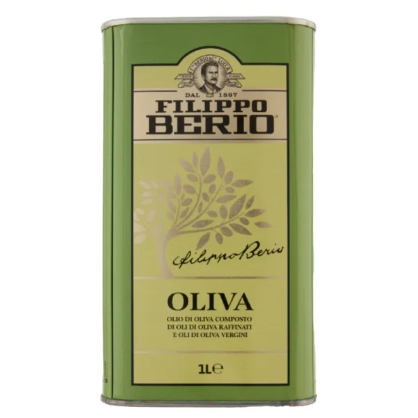 Filippo Berio olivový olej – zmes rafinovaného a panenského olivového oleja  v plechu 1l