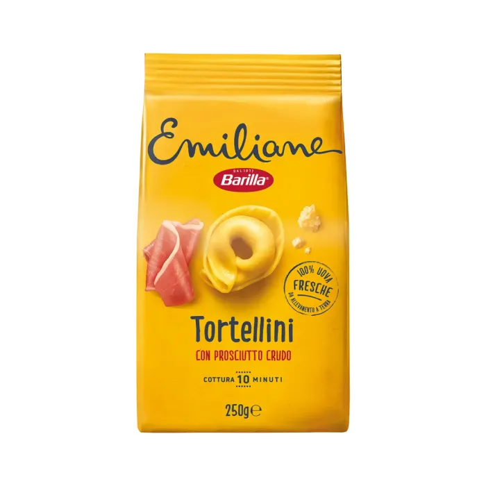 Barilla Emiliane vaječné Tortellini s prosciuttom a syrom Grana Padano DOP 250g