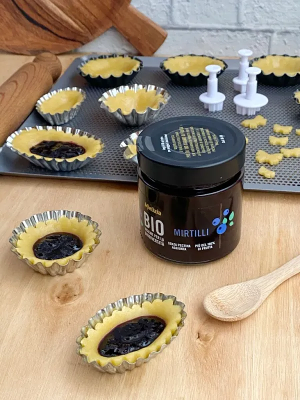 Mielizia Bio čučoriedková ovocná composta s medom 250g