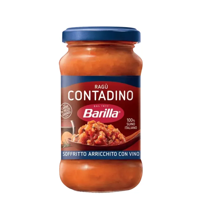 Barilla ragú Contadino s červeným vínom 300g