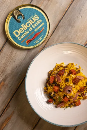 Delicius extra veľké sardely v olivovom oleji 90g