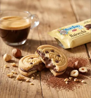 Mulino Bianco Baiocchi s lieskovcovým krémom a kakaom 28g