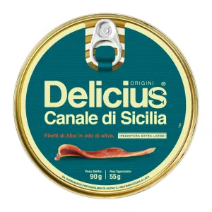 Delicius extra veľké sardely v olivovom oleji 90g