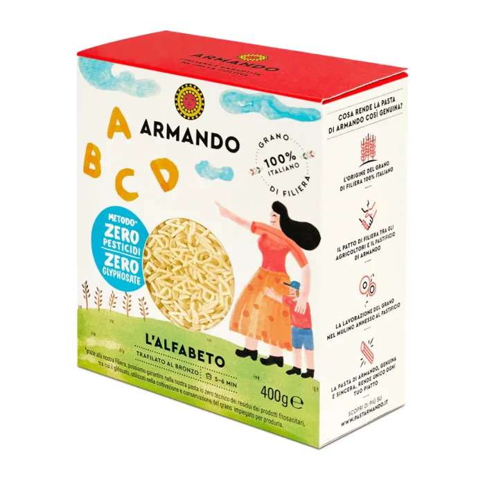 Grano Armando cestovinové písmenka 400g