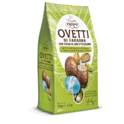 Crispo Ovetti čokoládové vajíčka s pistáciovým krémom 150g thumbnail-1