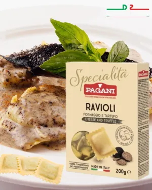 Pagani Ravioli s hľuzovkou a syrom 250g